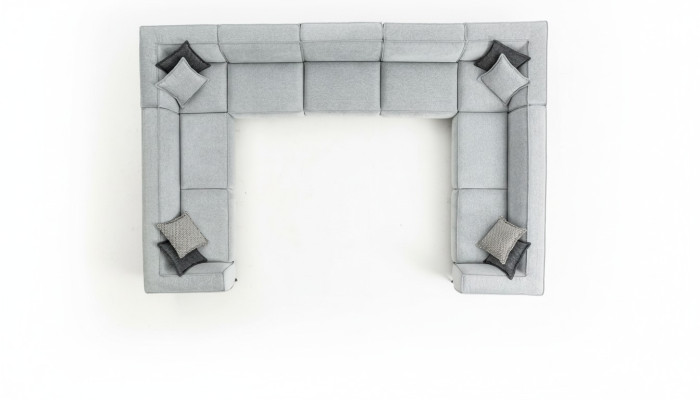 Sofas U Form Polstersofa Modern Wohnzimmer Sofa Couch Design Textil