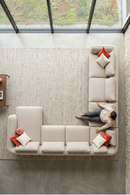 Ecksofa U-Form Wohnzimmer Sofa Couch Polstersofa Modern Wohnlandschaft