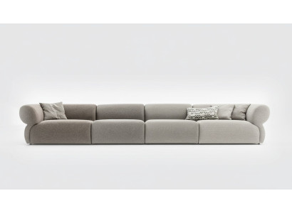 Italienische Möbel big Sofa Couch 6 Sitzer Italienische xxl Couchen Sofas Textil