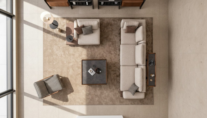 Sofa Set Wohnlandschaft Ecksofa Garnitur Stoffgarnitur Textil Sofas
