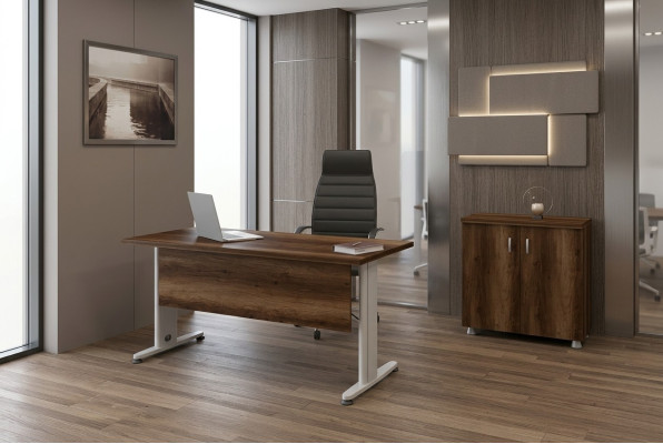 Komplettes Büromöbel Set Arbeitszimmer Schrank Schreibtisch 2tlg