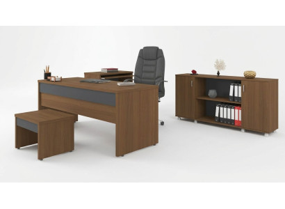Tisch Büro Arbeitszimmer Büromöbel Schreibtische Schränke 3tlg