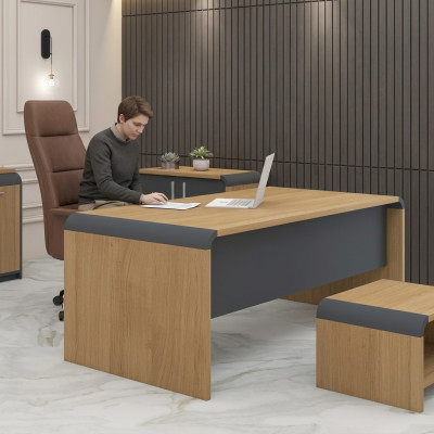 Tisch Büro Möbel Arbeitszimmer Schreibtisch Design Chefschreibtisch
