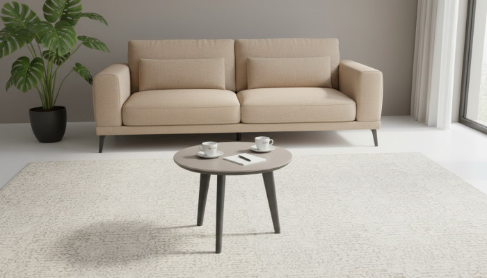 Designer Holzmöbel Couchtisch Arbeitszimmer Modern Rund Tisch Büromöbel