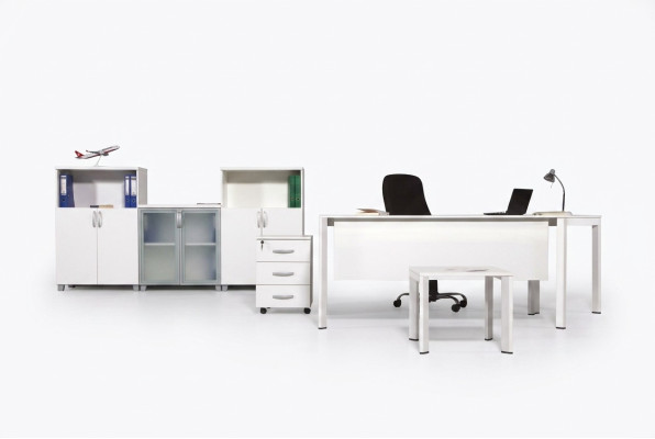 Großes Büro Set Büroeinrichtung Arbeitszimmermöbel Garnitur 4 tlg Möbel