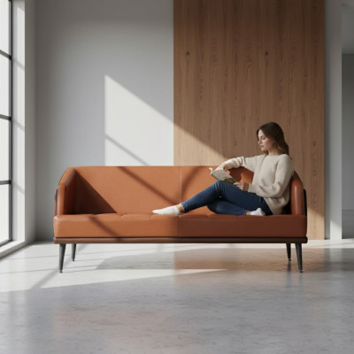 Designer Büromöbel Polstersofas Luxus Zweisitzer Couch Office Sitzer