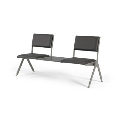 Sitzbänk Büroeinrichtung Arbeitszimmer Möbel Office Schwarz Bank Fußhocker