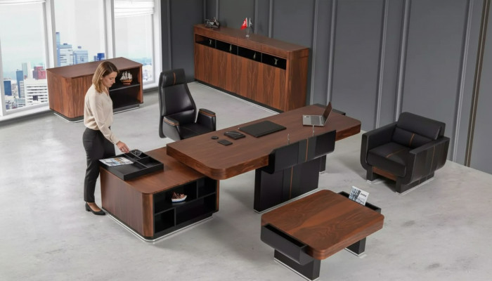 Couchtisch Arbeitszimmer Büro Möbel Luxus Holz Modern Neu Design