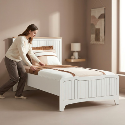 Modernes Möbel Design Kinderbetten Betten Bett weiß Kinderzimmer neu