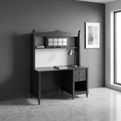 Sekretär Schreibtisch Tisch 130x60x163 Schreibtische Tische Möbel Holz Computer