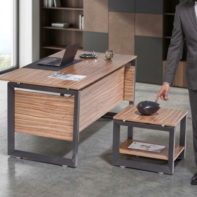 Brauner Quadratischer Couchtisch Luxus Holz Möbel Wohnzimmer Design 