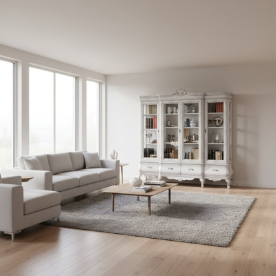 Elegantes Bücherregal im Arbeitszimmer Schrank Bestellung Regal Schränke