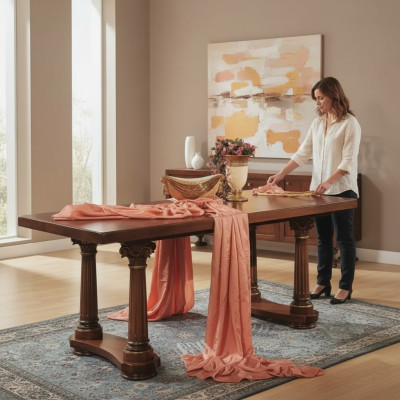 Esstisch Design Möbel Esszimmer Tisch Luxus Italienische Stil Einrichtung