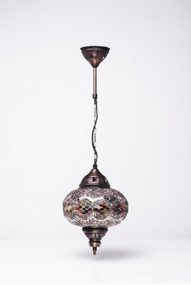 Deckenleuchter Lüster Kronleuchter Deckenlampe Lampen Glas Silber Neu