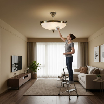 Lampen Lüster Deckenlampe Deckenleuchter Kronleuchter Glas Weiß Atr
