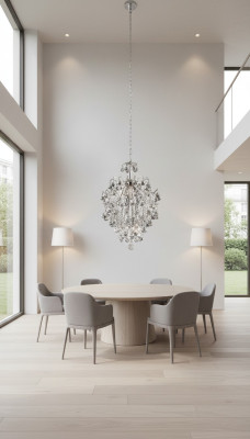 Luxus Lüster Deckenleuchter Deckenlampe Kronleuchter Kristall Silber