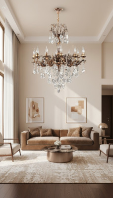 Deckenleuchter Luxus Gold Kronleuchter Deckenlampe Lüster Kristall Lampe
