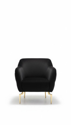 Moderne Möbel Luxus Chesterfield Sessel Cocktailsessel Edelstahlmöbel