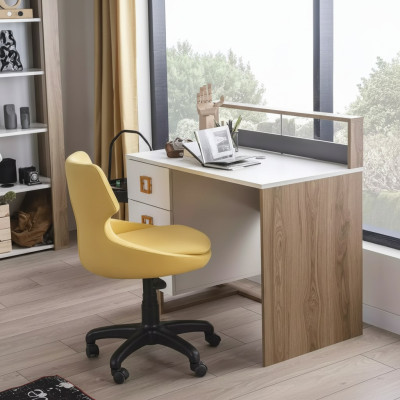Schreibtisch Kinderschreibtisch Computer Bürotisch Holz Braun Tisch
