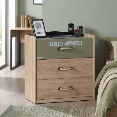 Kommode Schrank Holz Kommoden Kindermöbel Sideboard Design Grün Luxus