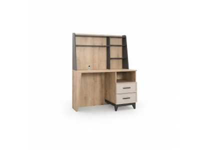 Schreibtisch Computertisch Braun Kinderzimmermöbel Holz Tisch Regale