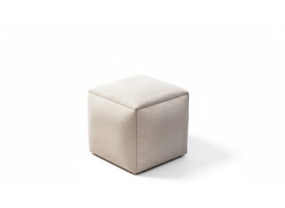 Hocker Sitzhocker Polsterhocker Stoffhocker Beige Schminkhocker Modern