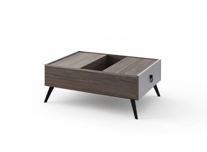 Couchtisch Sofatisch Holz Beistelltisch Kaffeetisch Grau Wohnzimmer