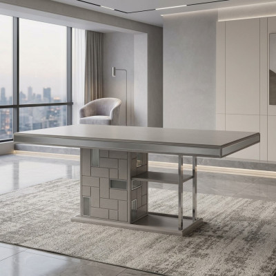 Luxus Esszimmertisch Esstisch Tisch Esszimmer Möbel Essecke Holz Weiß