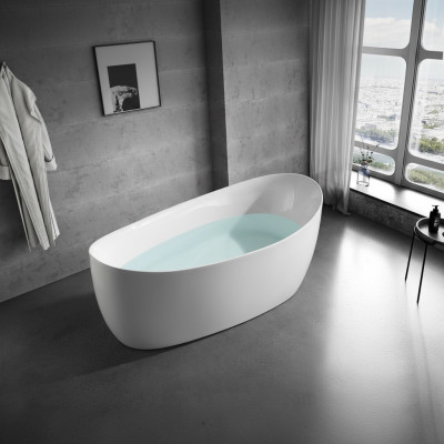 Badezimmer Acryl Badewanne Wanne Standbadewanne Freistehende Modern