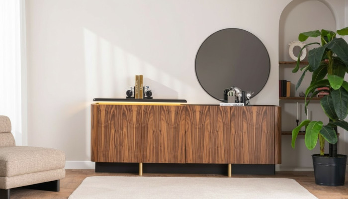 Anrichte Sideboard Schrank Holzschrank Holz Braun Kommode Möbel