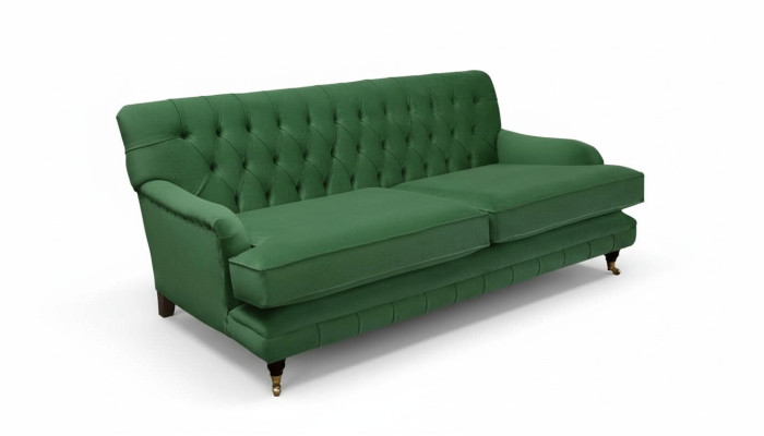 Chesterfield 3 Sitzer Designer Sofa Couch Polster Luxus Couchen Textil