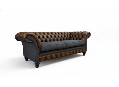 Dreisitzer Luxus 3 Sitzer Couch Polster Klassisch Sitz Wohnzimmer Möbel