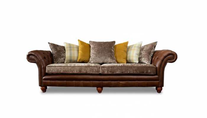 Sofa Couch 3 Sitzer Design Couch Polster Textil Klassisch Dreisitzer Neu