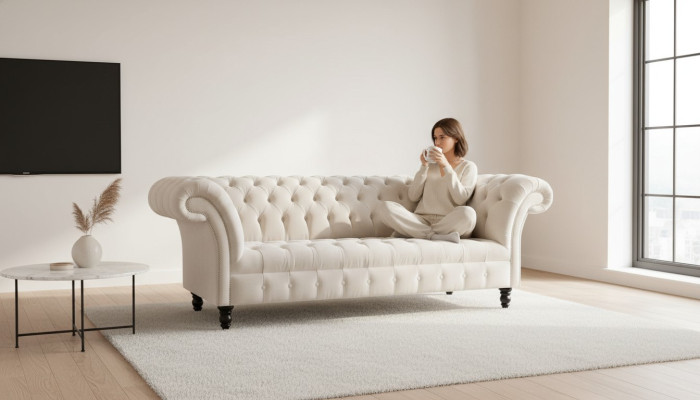 Sofa 3 Sitzer Sofas Couch Polster Moderne Stoffsofa Sitz Dreisitzer Neu