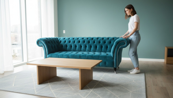 Sofa Dreisitzer Polster 3 Sitzer Sofas Design Luxus Möbel Textil Neu