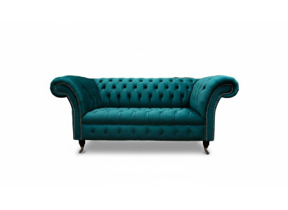 Sofa 2 Sitzer Design Sofas Polster Couchen Textil Chesterfield Sitz