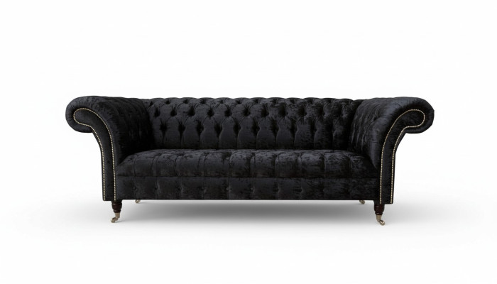 Sofa Luxus Textil Chesterfield Couch Sofas Polster Zweisitzer Couchen