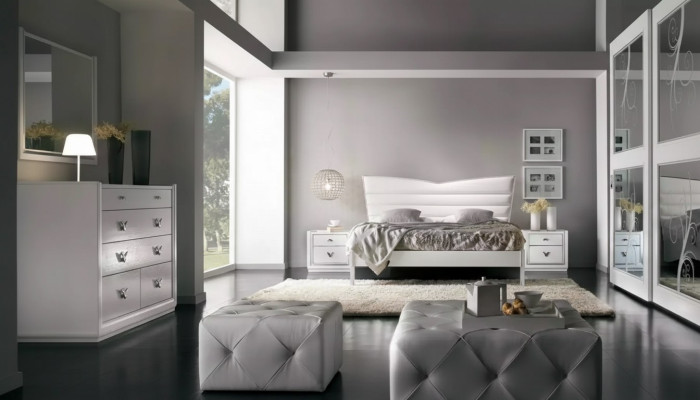 Luxus Schlafzimmer Möbel Bett 2x Nachttische Set Kommode Möbel 6tlg.Neu