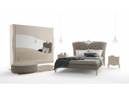 Schlafzimmer Bett 2x Nachttische Luxus Komplette Sets Möbel Zimmer 4tlg.