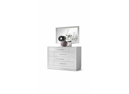 Moderne Kommode 2tlg. Set Stil Modern Kommode Spiegel Italienische Möbel
