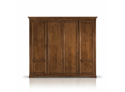 Kleiderschrank Schrank Luxus Holz Design Möbel Schlafzimmer Braun Neu