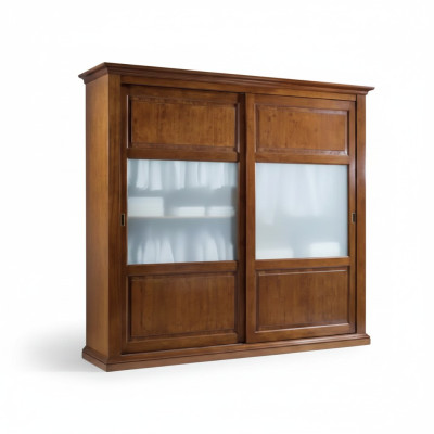 Schlafzimmer Möbel Italien Holzschrank Schrank Echtholz Kleiderschrank