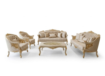 Exklusive luxus Sofagarnitur 3 3 1 1 Sitzer Modern Wohnzimmer Set Edlem Set