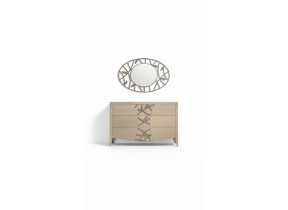 Schlafzimmer Kommode Spiegel Sideboard Kommoden Holz modernes Design Luxus