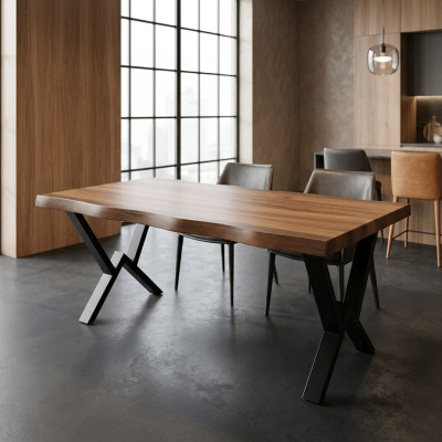 Esszimmer Esstisch Luxus Möbel Holz Küchentisch neu braun Tisch modern