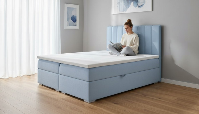 Doppelbett Schlafzimmer Designer Bett Modern Boxspringbett Luxus Möbel
