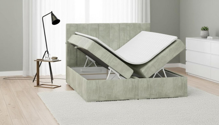 Luxus Bett Polstermöbel Schlafzimmer Boxspringbett Design Doppelbett Neu
