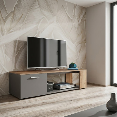 Luxus TV-Ständer Wohnzimmer Holz Kommode Designer Sideboard Wohnwand Neu