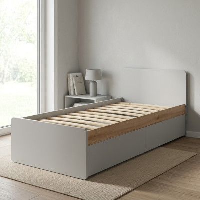Modernes Bett Jugendzimmer Einrichtung Holz Design Schlafzimmer Holz Möbel