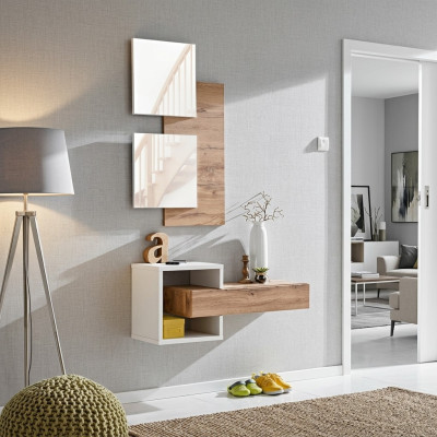 Design Set 4tlg Einrichtung Diele Moderne Design Wand Regal Neu Möbel